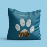 Thumbnail 6 - Personalised Pet Photo Pawprint Cushion