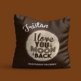 Thumbnail 6 - Personalised Love You to the Moon and Back Cushion