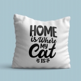 Thumbnail 1 - Home Is Where My Cat Is Cushion