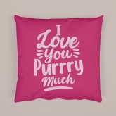 Thumbnail 1 - I Love You Purry Much Cushion