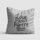 Thumbnail 5 - I Love You Purry Much Cushion