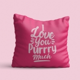 Thumbnail 6 - I Love You Purry Much Cushion