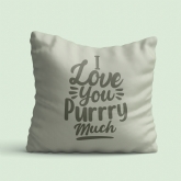 Thumbnail 7 - I Love You Purry Much Cushion