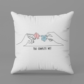 Thumbnail 1 - Personalised "You Complete Me" Cushion