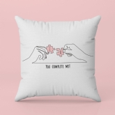 Thumbnail 3 - Personalised "You Complete Me" Cushion