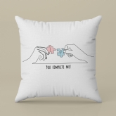 Thumbnail 4 - Personalised "You Complete Me" Cushion