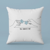 Thumbnail 5 - Personalised "You Complete Me" Cushion