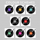 Thumbnail 2 - Personalised 50th Birthday Retro Record Cushion