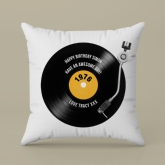 Thumbnail 7 - Personalised 50th Birthday Retro Record Cushion