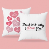 Thumbnail 5 - Personalised Reasons Why I Love You Cushion