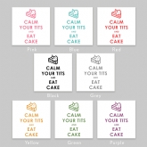 Thumbnail 2 - Funny Keep Calm and Eat Cake Cushion