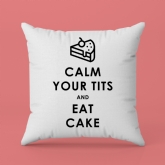 Thumbnail 3 - Funny Keep Calm and Eat Cake Cushion