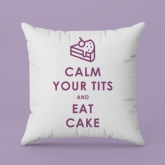 Thumbnail 6 - Funny Keep Calm and Eat Cake Cushion