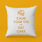 Thumbnail 7 - Funny Keep Calm and Eat Cake Cushion