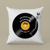 Thumbnail 9 - 60th Birthday Retro Record Personalised Cushion