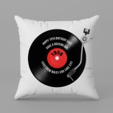 Thumbnail 10 - Personalised 70th Birthday Retro Record Cushion