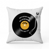 Thumbnail 11 - Personalised 70th Birthday Retro Record Cushion