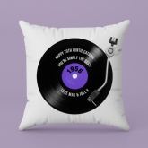Thumbnail 6 - Personalised 70th Birthday Retro Record Cushion