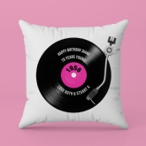 Thumbnail 7 - Personalised 70th Birthday Retro Record Cushion