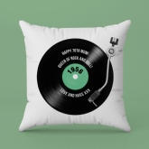 Thumbnail 8 - Personalised 70th Birthday Retro Record Cushion