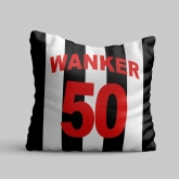 Thumbnail 2 - Personalised Offensive Nickname Back of Football Shirt Cushion