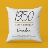 Thumbnail 2 - Classy Birthday Year Personalised Cushion