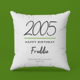 Thumbnail 7 - Classy 18th Birthday Year Personalised Cushion