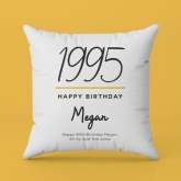 Thumbnail 3 - Personalised Classy 30th Birthday Year Cushion