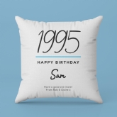 Thumbnail 4 - Personalised Classy 30th Birthday Year Cushion