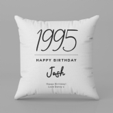 Thumbnail 5 - Personalised Classy 30th Birthday Year Cushion