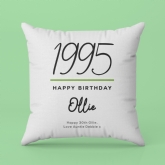Thumbnail 7 - Personalised Classy 30th Birthday Year Cushion