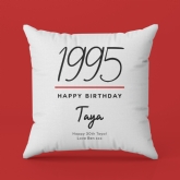 Thumbnail 8 - Personalised Classy 30th Birthday Year Cushion
