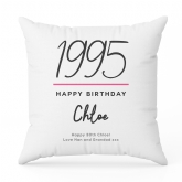 Thumbnail 9 - Personalised Classy 30th Birthday Year Cushion