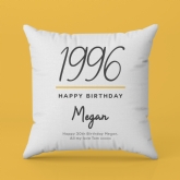 Thumbnail 3 - Personalised Classy 30th Birthday Year Cushion