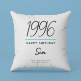 Thumbnail 4 - Personalised Classy 30th Birthday Year Cushion