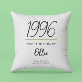 Thumbnail 7 - Personalised Classy 30th Birthday Year Cushion