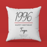 Thumbnail 8 - Personalised Classy 30th Birthday Year Cushion