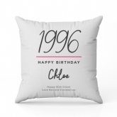 Thumbnail 9 - Personalised Classy 30th Birthday Year Cushion