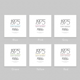 Thumbnail 2 - Personalised Classy 50th Birthday Year Cushion