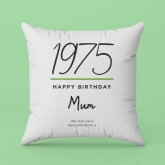 Thumbnail 4 - Personalised Classy 50th Birthday Year Cushion