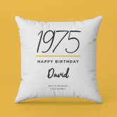 Thumbnail 7 - Personalised Classy 50th Birthday Year Cushion