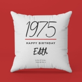 Thumbnail 8 - Personalised Classy 50th Birthday Year Cushion