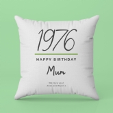 Thumbnail 4 - Personalised Classy 50th Birthday Year Cushion