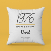 Thumbnail 7 - Personalised Classy 50th Birthday Year Cushion