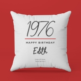 Thumbnail 8 - Personalised Classy 50th Birthday Year Cushion