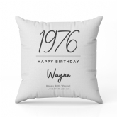 Thumbnail 9 - Personalised Classy 50th Birthday Year Cushion