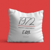 Thumbnail 5 - Personalised Classy 50th Birthday Year Cushion