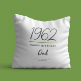 Thumbnail 5 - Personalised Classy 60th Birthday Year Cushion