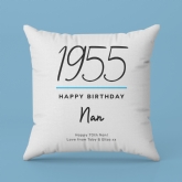 Thumbnail 6 - Classy 70th Birthday Year Personalised Cushion