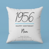 Thumbnail 6 - Classy 70th Birthday Year Personalised Cushion